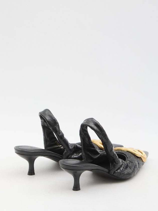 Luxury Balenciaga  Monaco 50mm slingback pumps