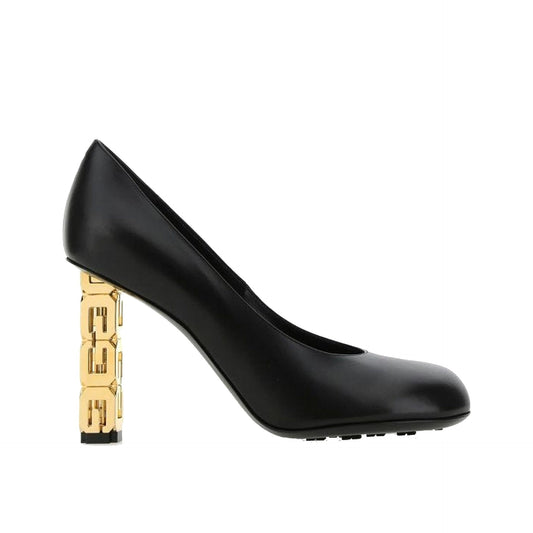Givenchy Logo Heel Leather Pumps Women
