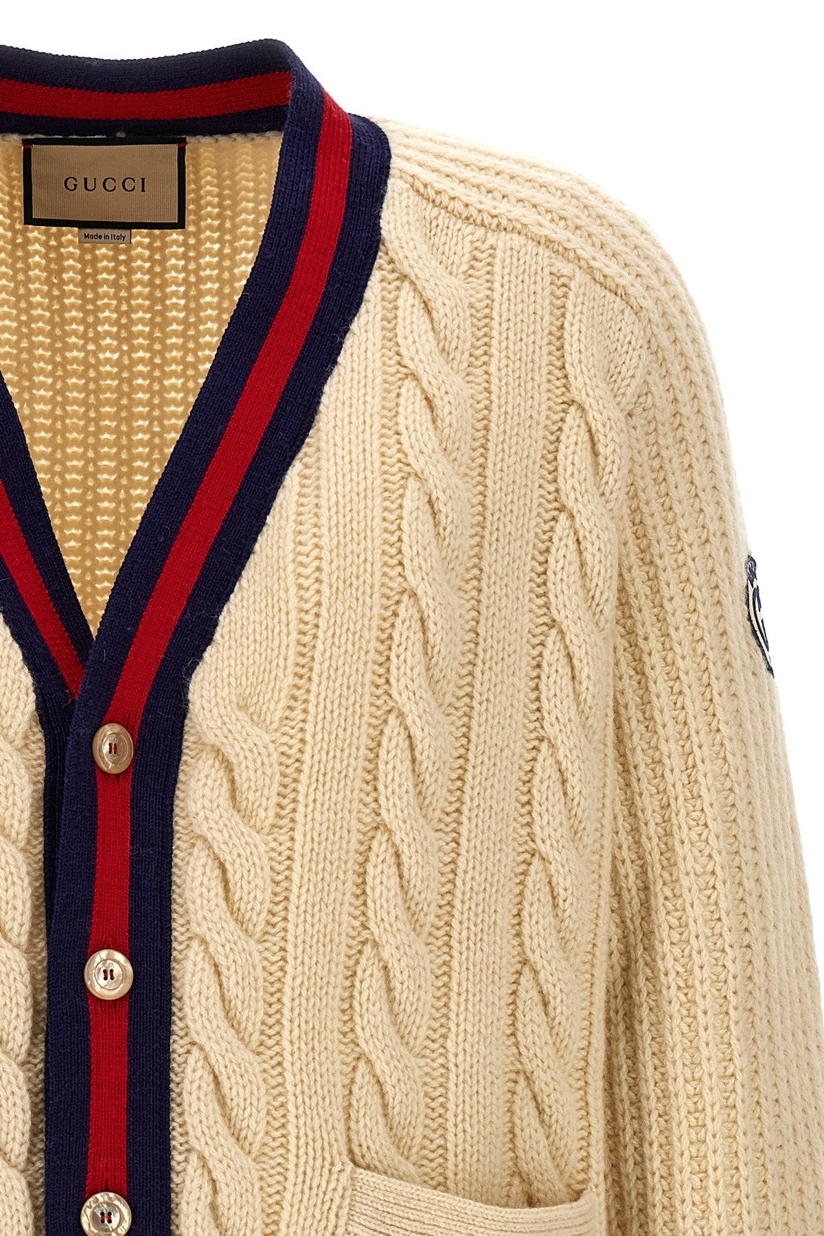 Gucci Men Web Ribbon Cardigan