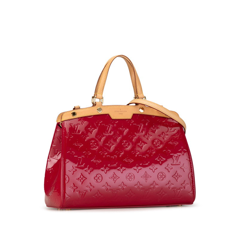Louis Vuitton Monogram Vernis Blair MM Handbag 2WAY M91798 Rose Andy Pink Patent Leather  Louis Vuitton