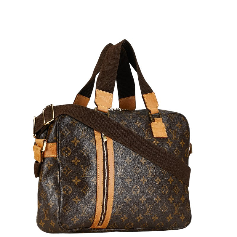 Louis Vuitton Monogram Soccer Boss F Handbag M40043 Brown PVC Leather  Louis Vuitton