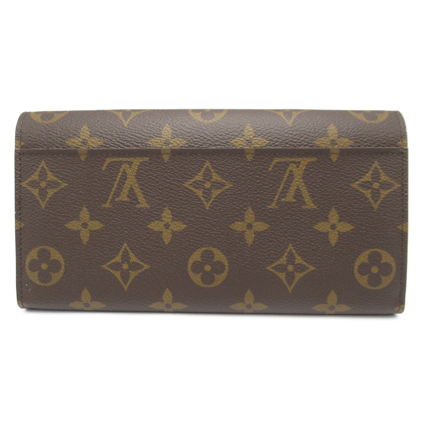 Louis Vuitton Portefolio Sarah Double Fold Wallet Wallet PVC Coated Canvas Monogram   Brown M60531