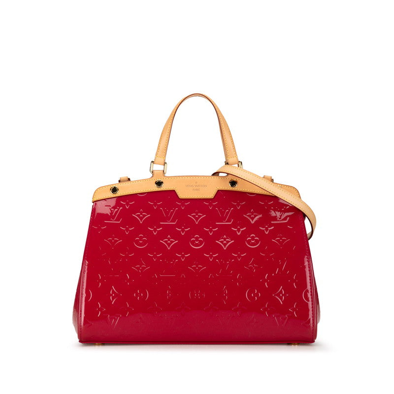 Louis Vuitton Monogram Vernis Blair MM Handbag 2WAY M91798 Rose Andy Pink Patent Leather  Louis Vuitton