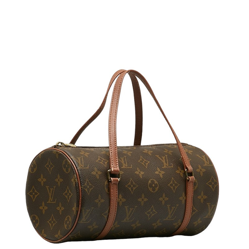 Louis Vuitton Monogram Papillon 26 houlder Bag M51366 Brown PVC Leather Lady Louis Vuitton