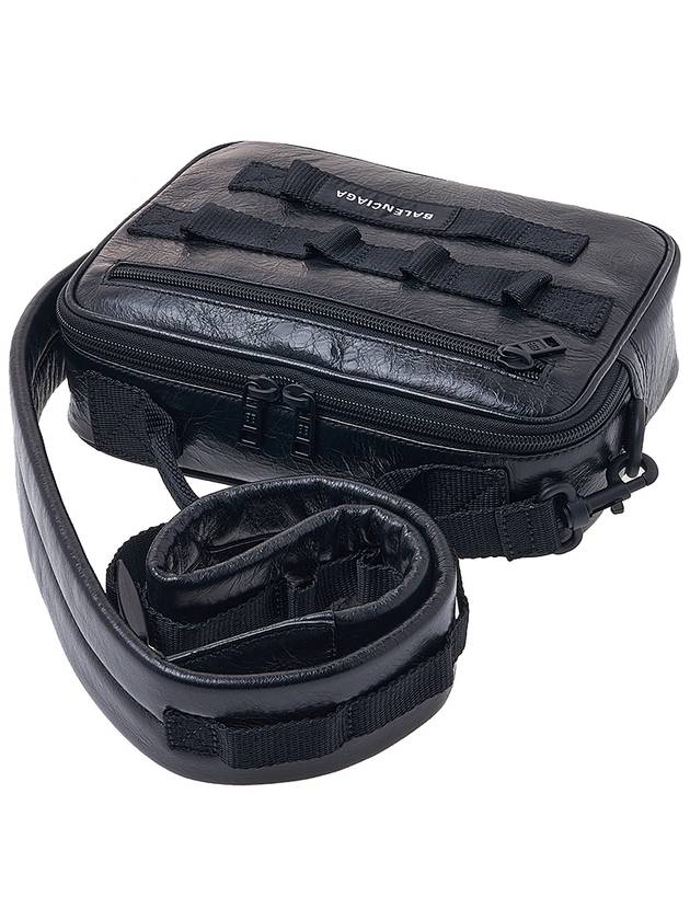 Luxury Balenciaga  Army Pouch Cross Bag Black