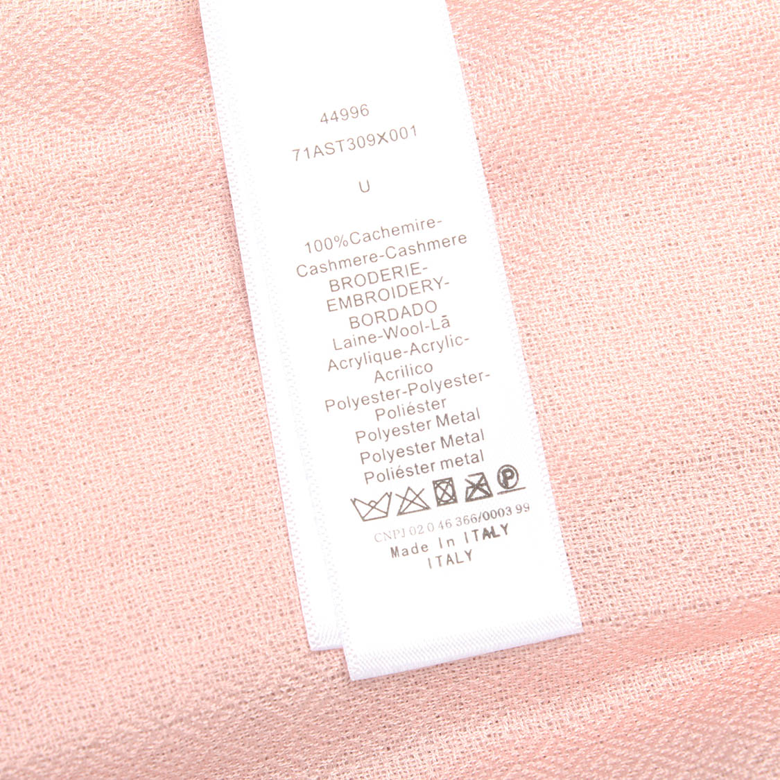 Bicolor Cashmere Scarf