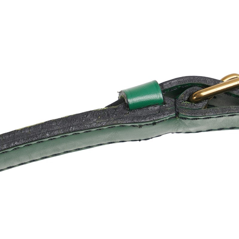 Louis Vuitton Shoulder Bag M44004 Borneo Green Leather  Louis Vuitton