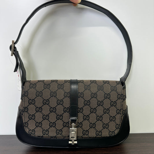 Borse Gucci in Tela Nero Canvas Handbag LB