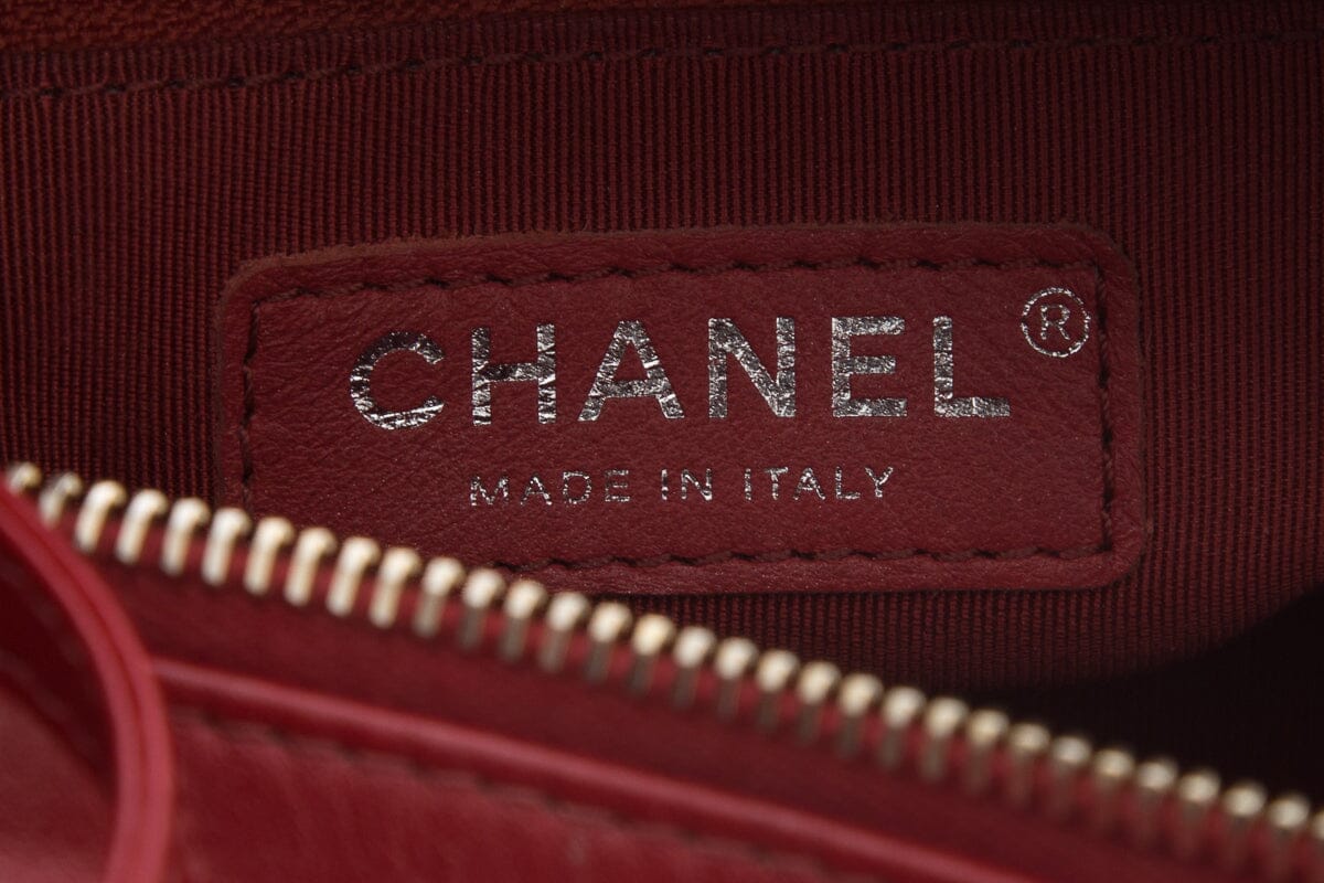 Chanel Red Small Gabrielle mixed metal hardware HandBag