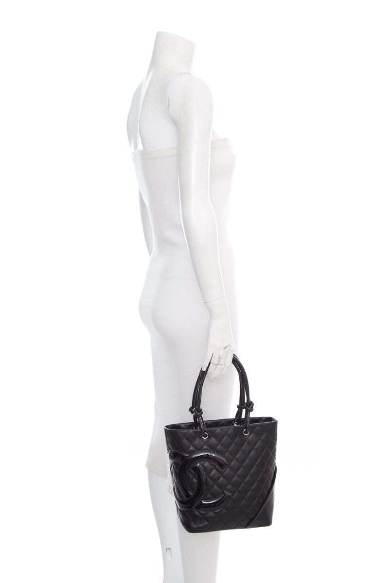 Chanel 2005/06 Black Ligne Cambon Quilted Handbag