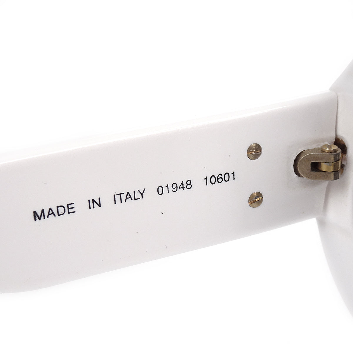 Chanel Round Sunglasses Eyewear White Small Good