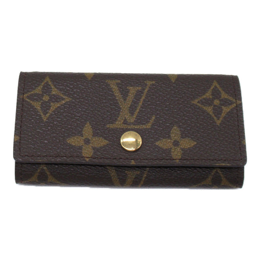 Louis Vuitton Multiple 4 Keycase Keycase Accessories PVC Coated Canvas Monogram   Brown M62631