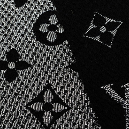 Louis Vuitton Louis Vuitton M75833 Maffler Wool/Silk Noir Black