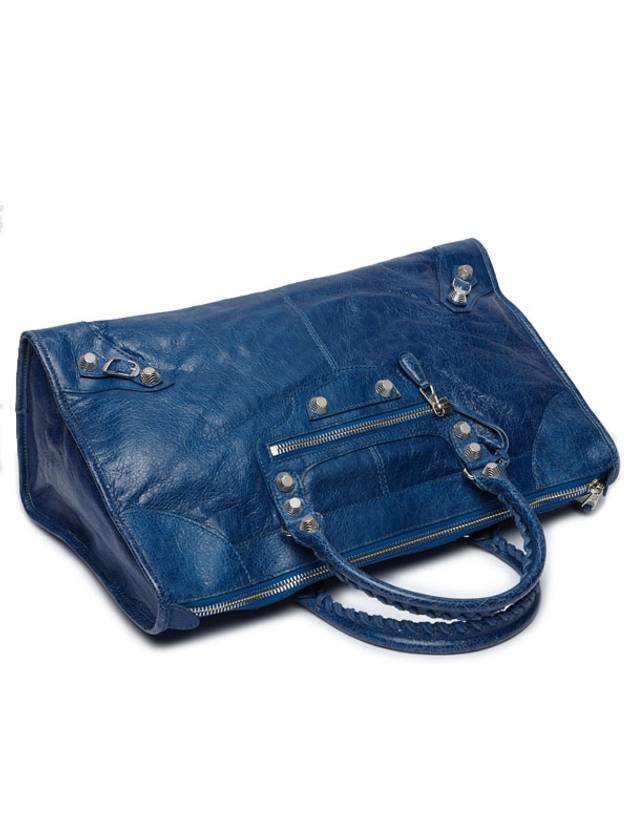 Luxury Balenciaga  Giant Work Tote Bag Blue