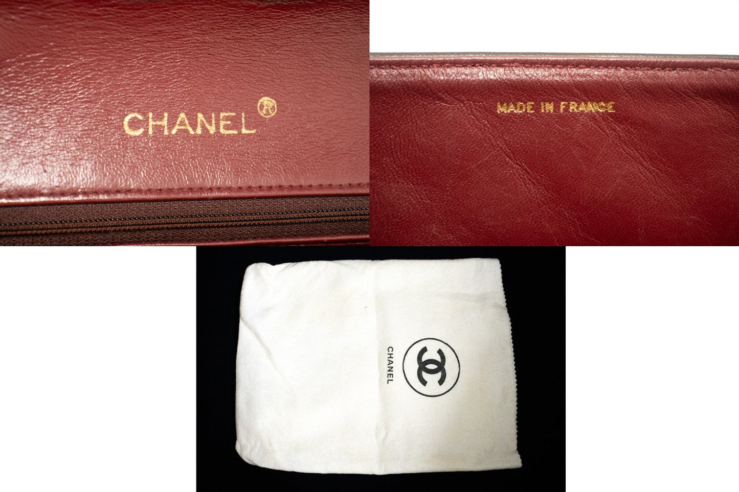 CHANEL Vintage Classic Chain Shoulder Bag Single Flap Quilted Lamb