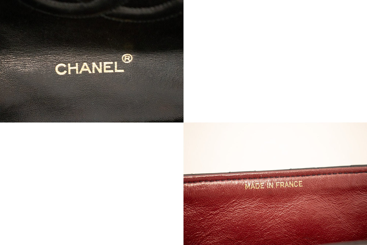 CHANEL Vintage Half Moon Chain Shoulder Bag Single Flap Quilted