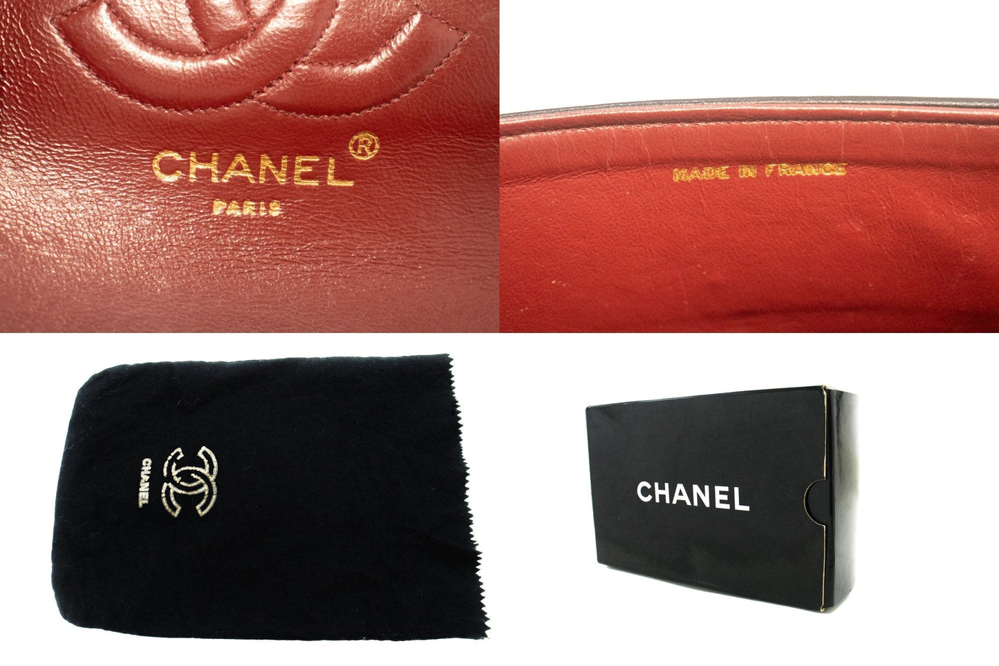 CHANEL Small Single Flap Chain Shoulder Bag Black Quilted Lambskin
