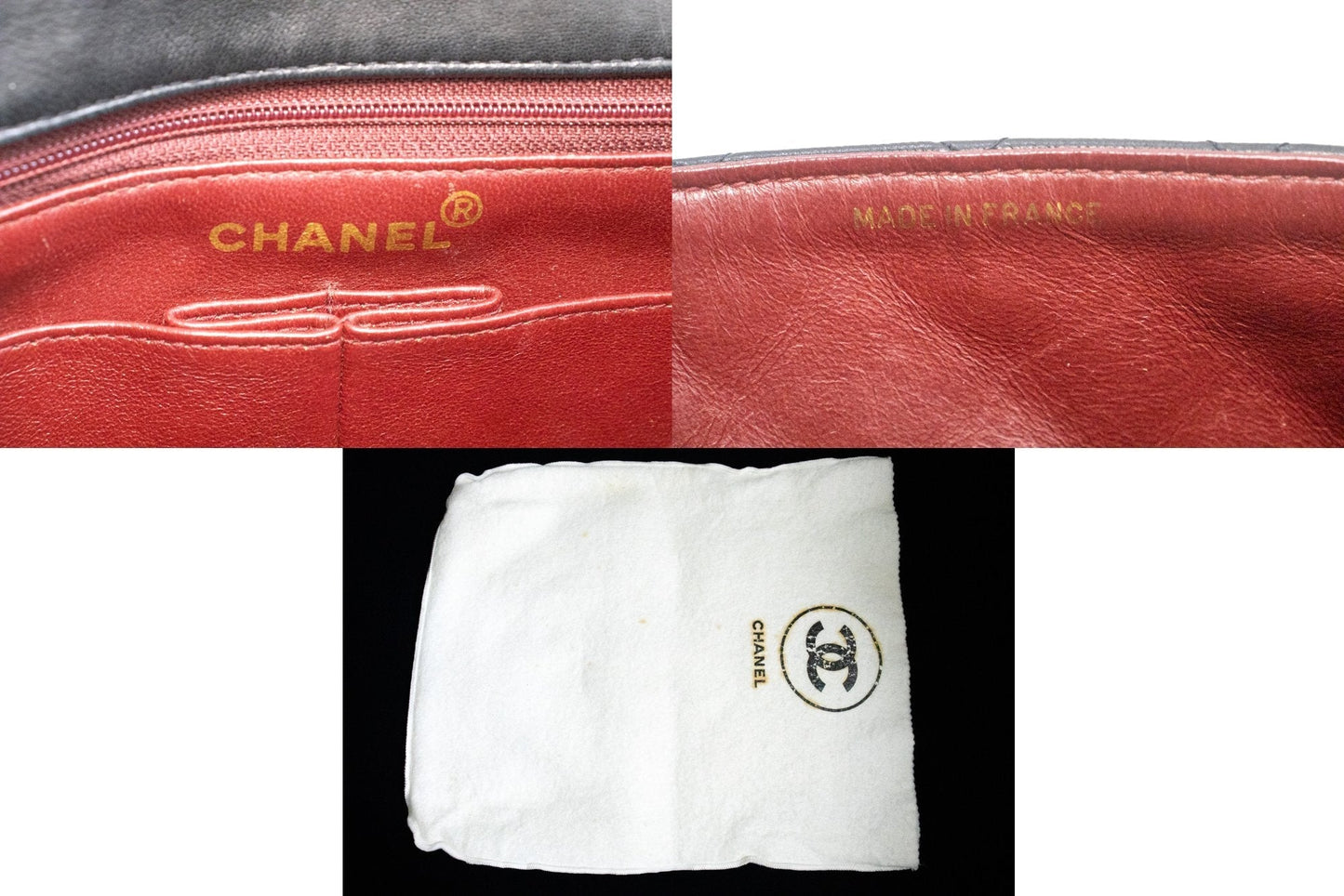 Top Quality Chanel Mini Square Small Chain Shoulder Bag Crossbody Black Lamb