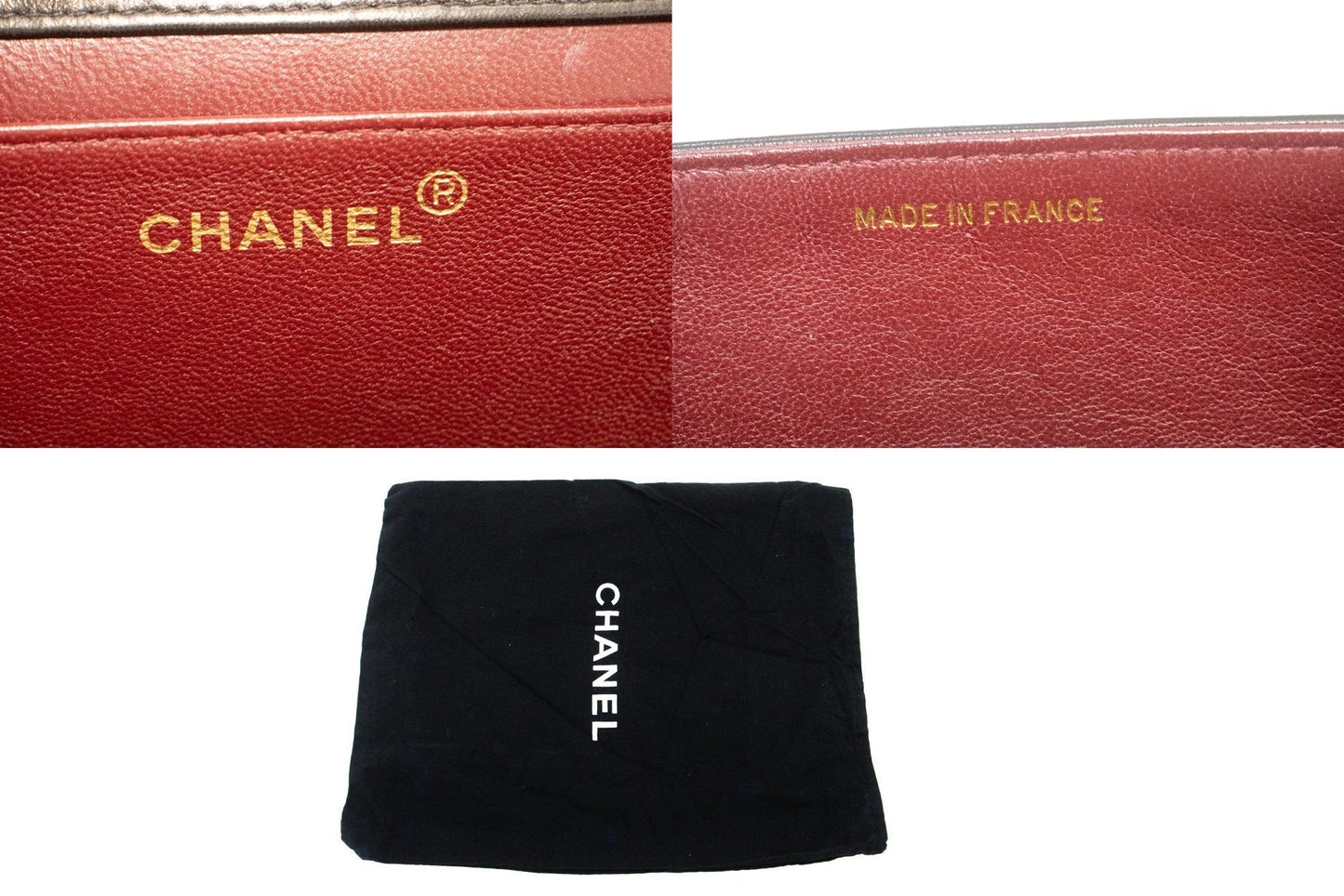 Top Quality Chanel Full New Chain Shoulder Bag Clutch Black Quilted Lambskin