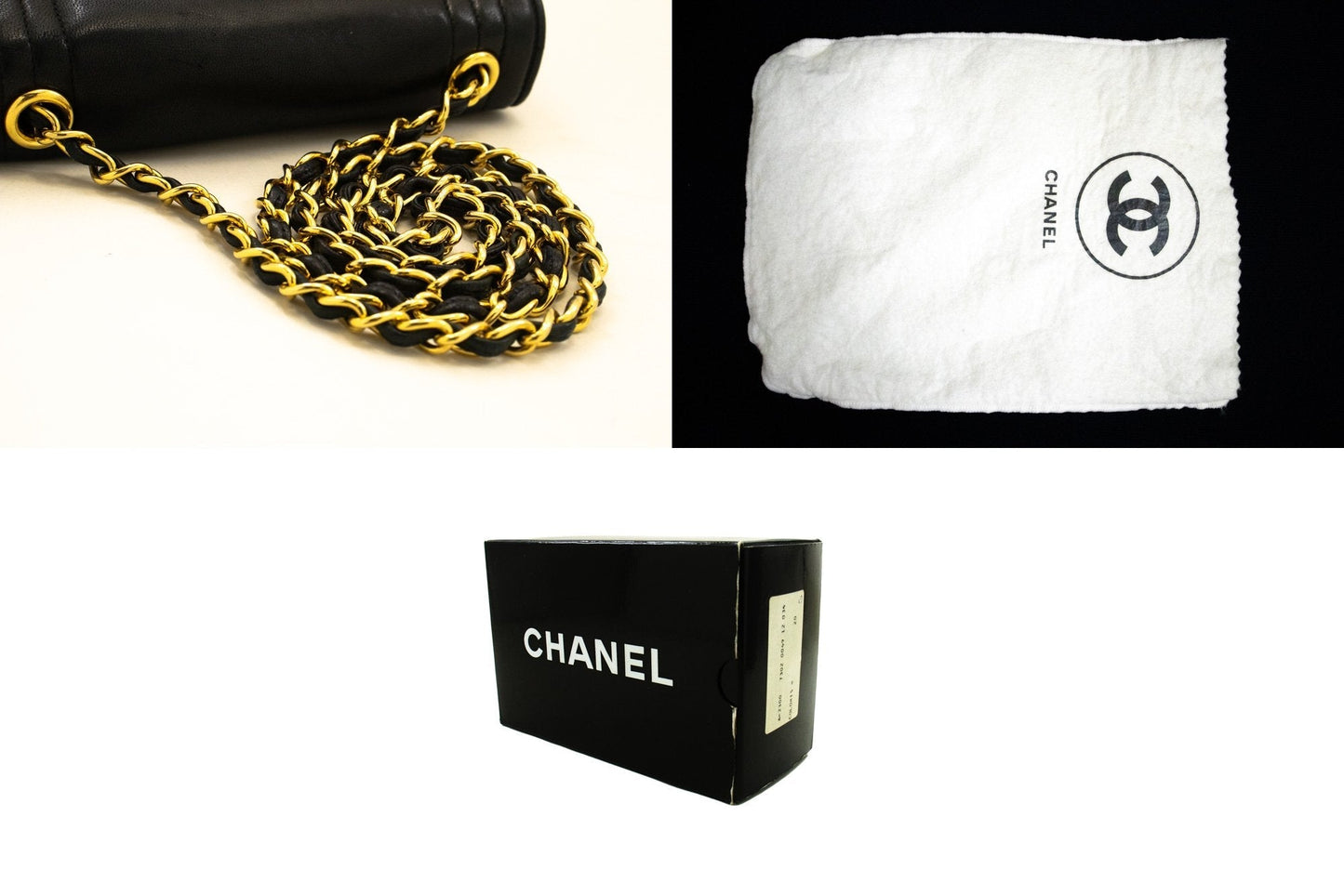 Top Quality Chanel Full New Mini Small Chain Shoulder Bag Black Coco Quilted