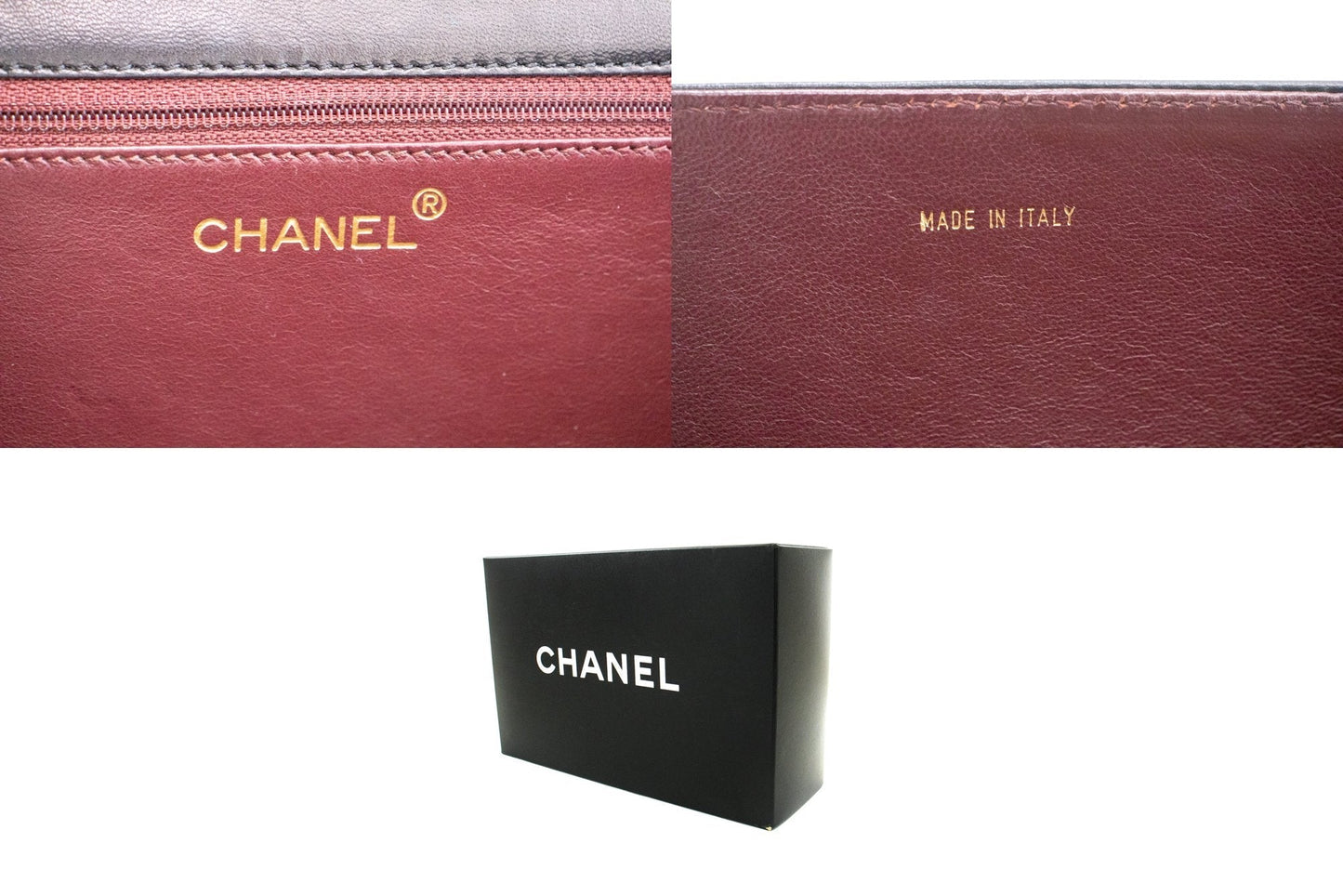 Top Quality Chanel Full New Chain Shoulder Bag Clutch Black Quilted Lambskin