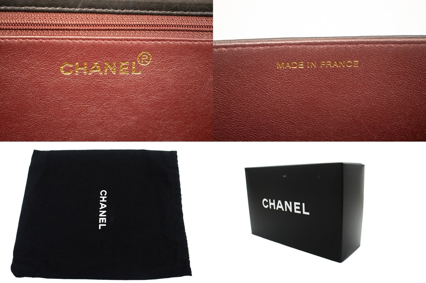 Top Quality Chanel Full New Chain Shoulder Bag Clutch Black Quilted Lambskin