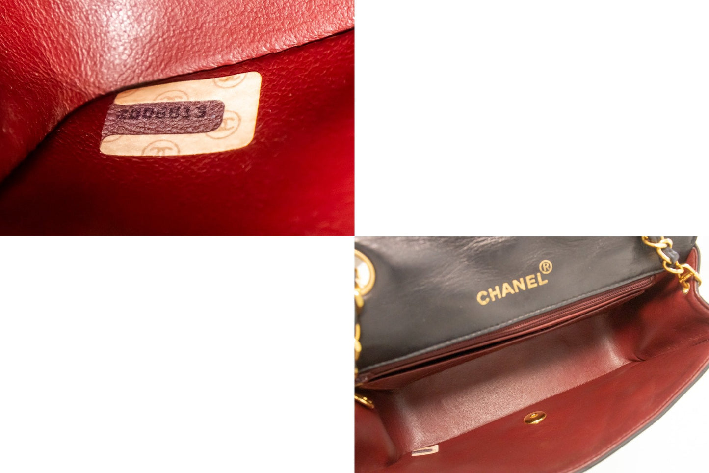 Top Quality Chanel Diana New Chain Shoulder Bag Black Quilted Lambskin Purse