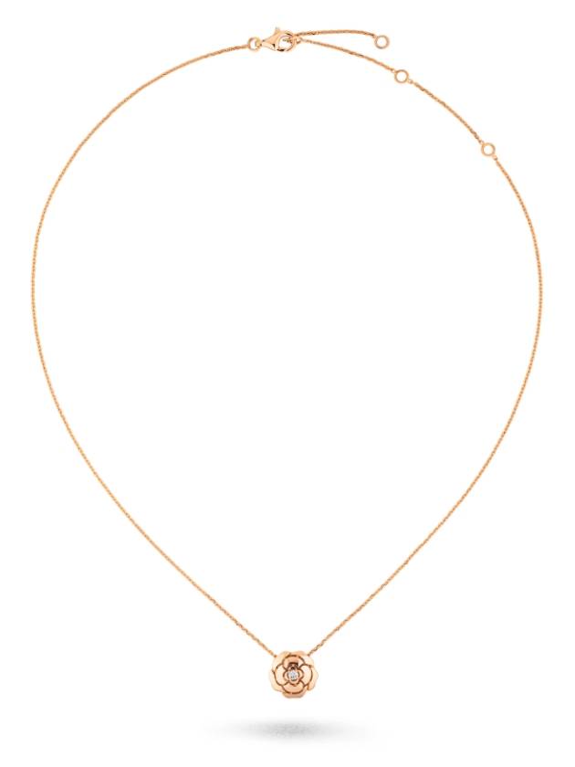 Extrait De Camelia 18K Necklace Pink Gold Chanel