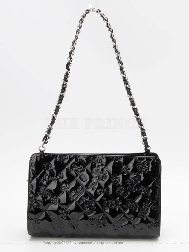 Patent shoulder bag 1021hv Chanel