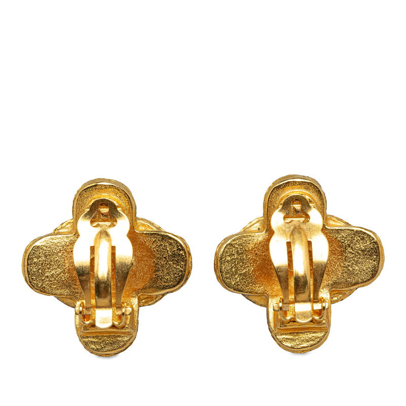 Chanel COCOMARK EARLING 94A GOLD MECKING LADY Chanel
