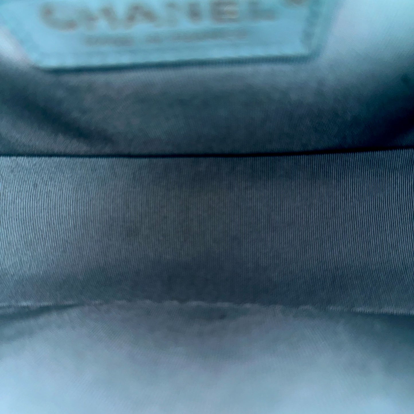 *Calfskin* Boy Old Medium 25CM Quilted Calfskin Leboy Light Blue GHW No 25