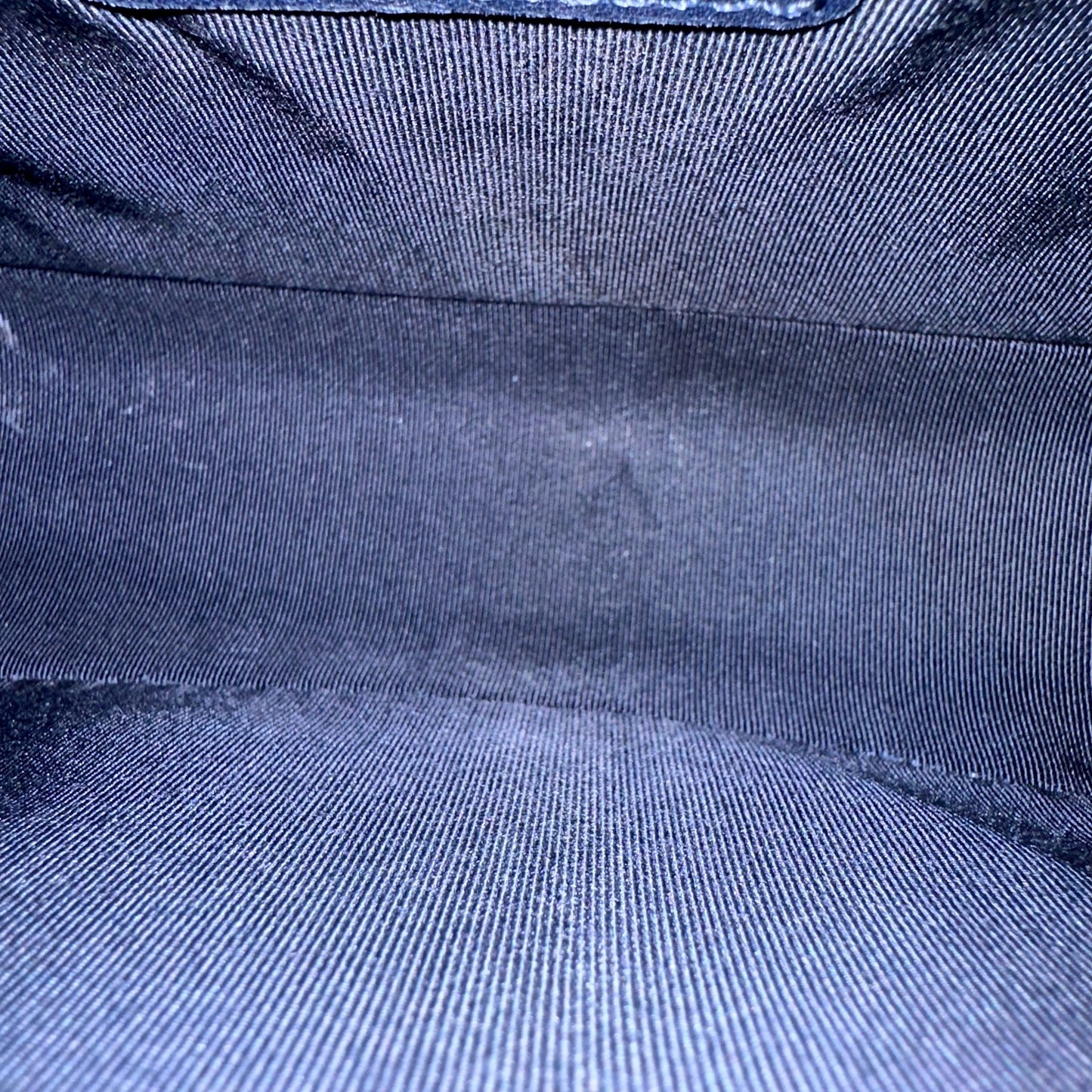 *Calfskin* Boy Old Medium 25CM Quilted Smooth Calfskin Leboy Dark Blue SHW No 20