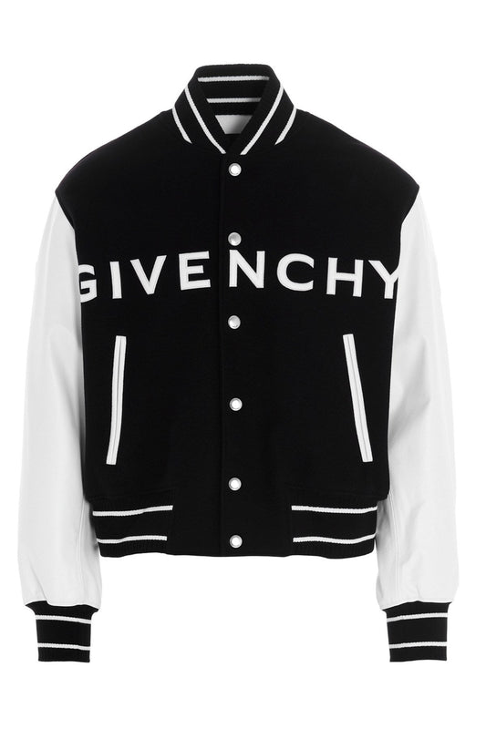 Givenchy Men Logo Bomber Jacket.