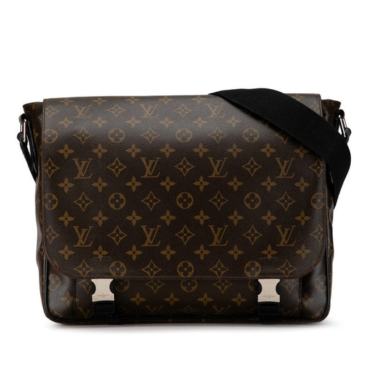 Louis Vuitton Monogram Clarence Shoulder Bag M40936 Brown PVC Leather  Louis Vuitton