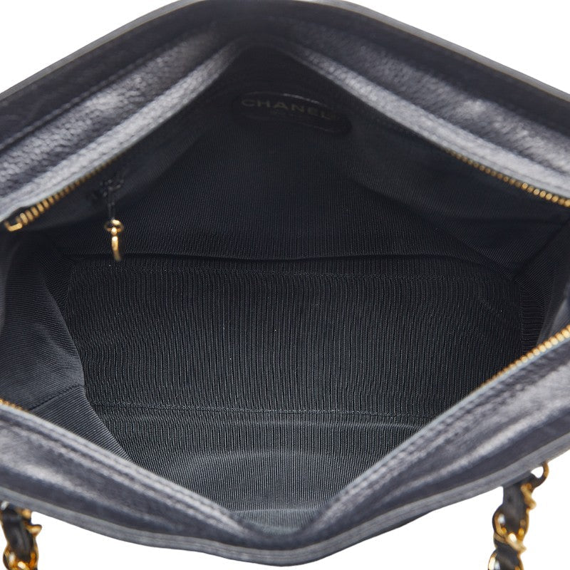 Chanel Vintage Triple Coca-Cola Chain  Bag Black Caviar  Lady Chanel