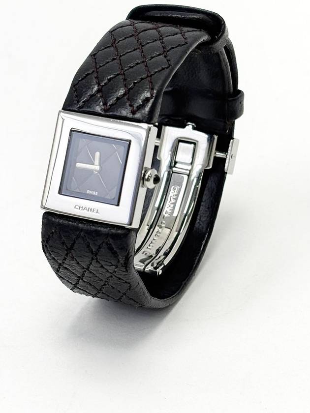 Matrace black silver quartz watch 4VCHC29542 Chanel