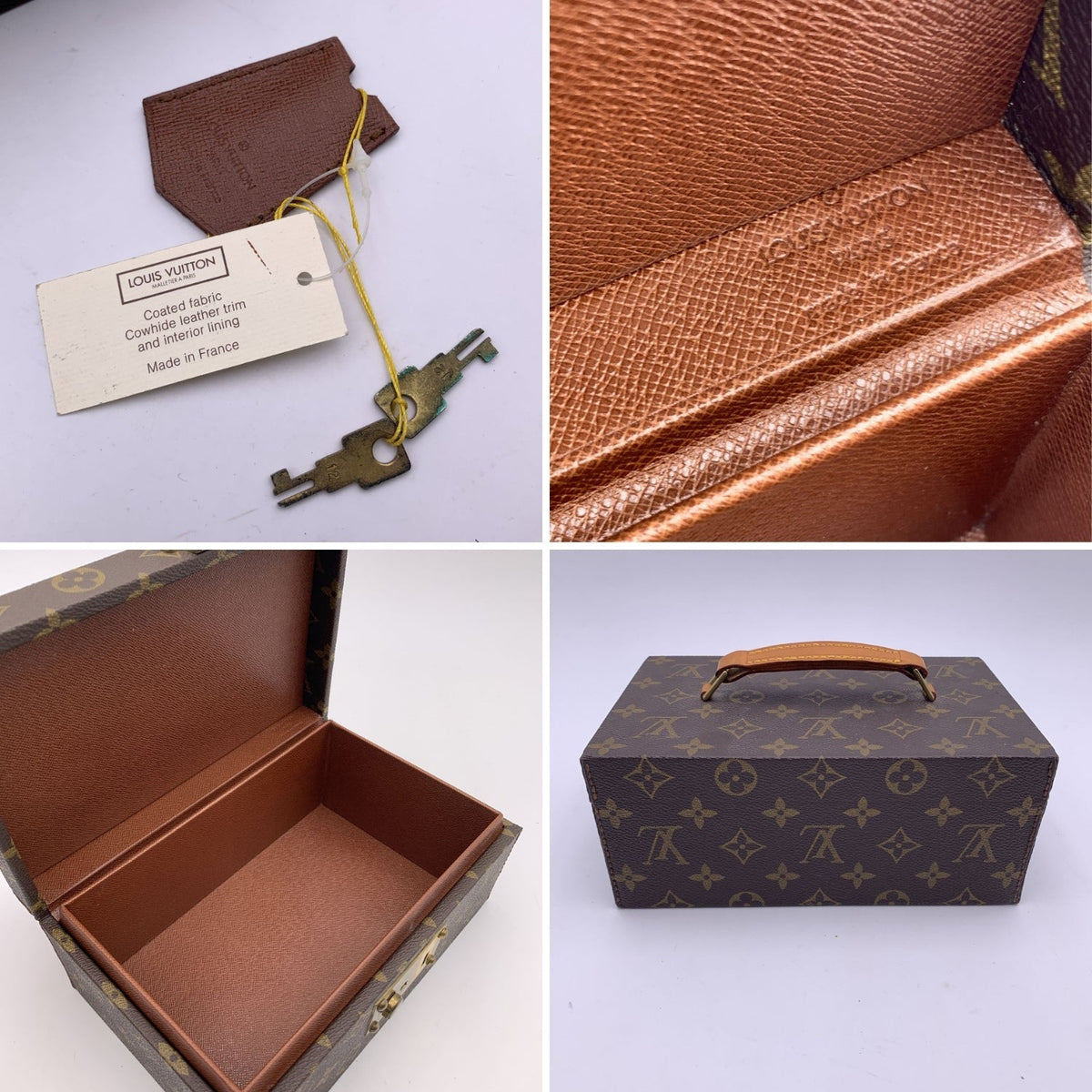 LOUIS VUITTON Vintage Monogram Canvas Boite A Tout Jewellery Case