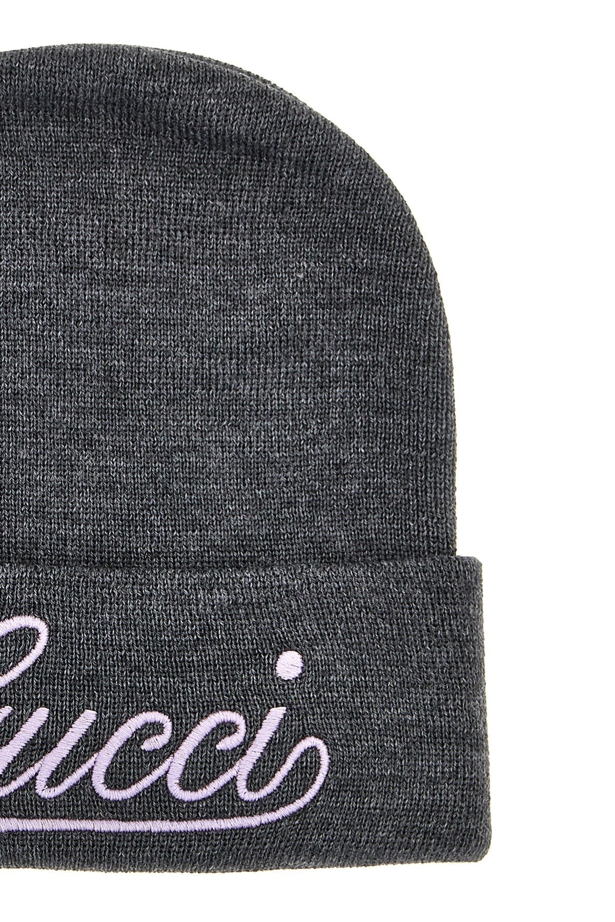 Gucci Women Logo Embroidery Beanie