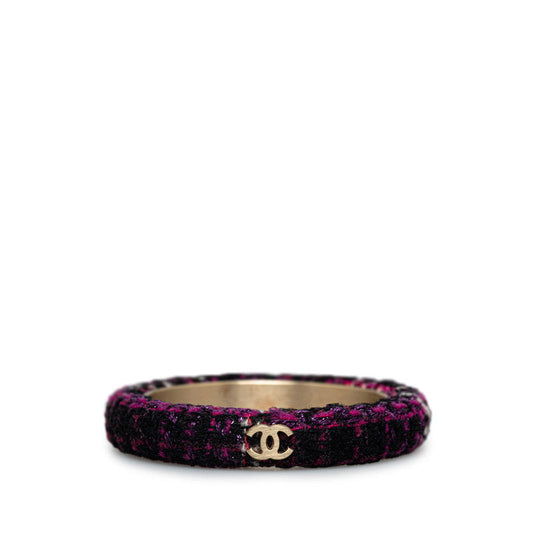 Chanel Coco Bangle Pearl Gold Twid   Chanel