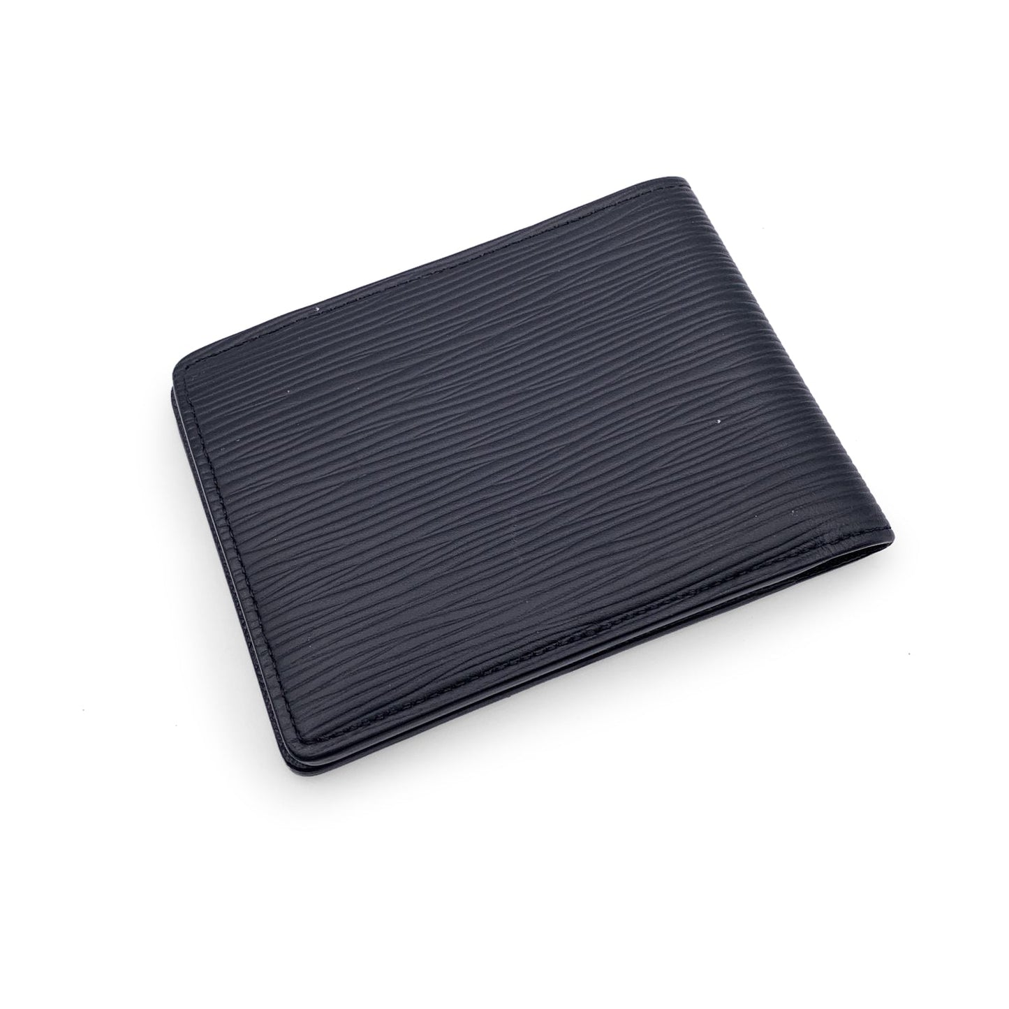 LOUIS VUITTON Black Epi Leather Multiple Bifold Wallet