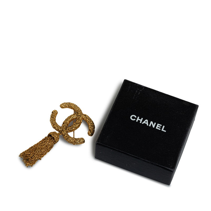 CHANEL COCOMARK TASSEL BROTHER GOLD MECKING LADY CHANEL CHANEL COCOMARK TASSEL BROTHER GOLD MECKING LADY CHANEL
