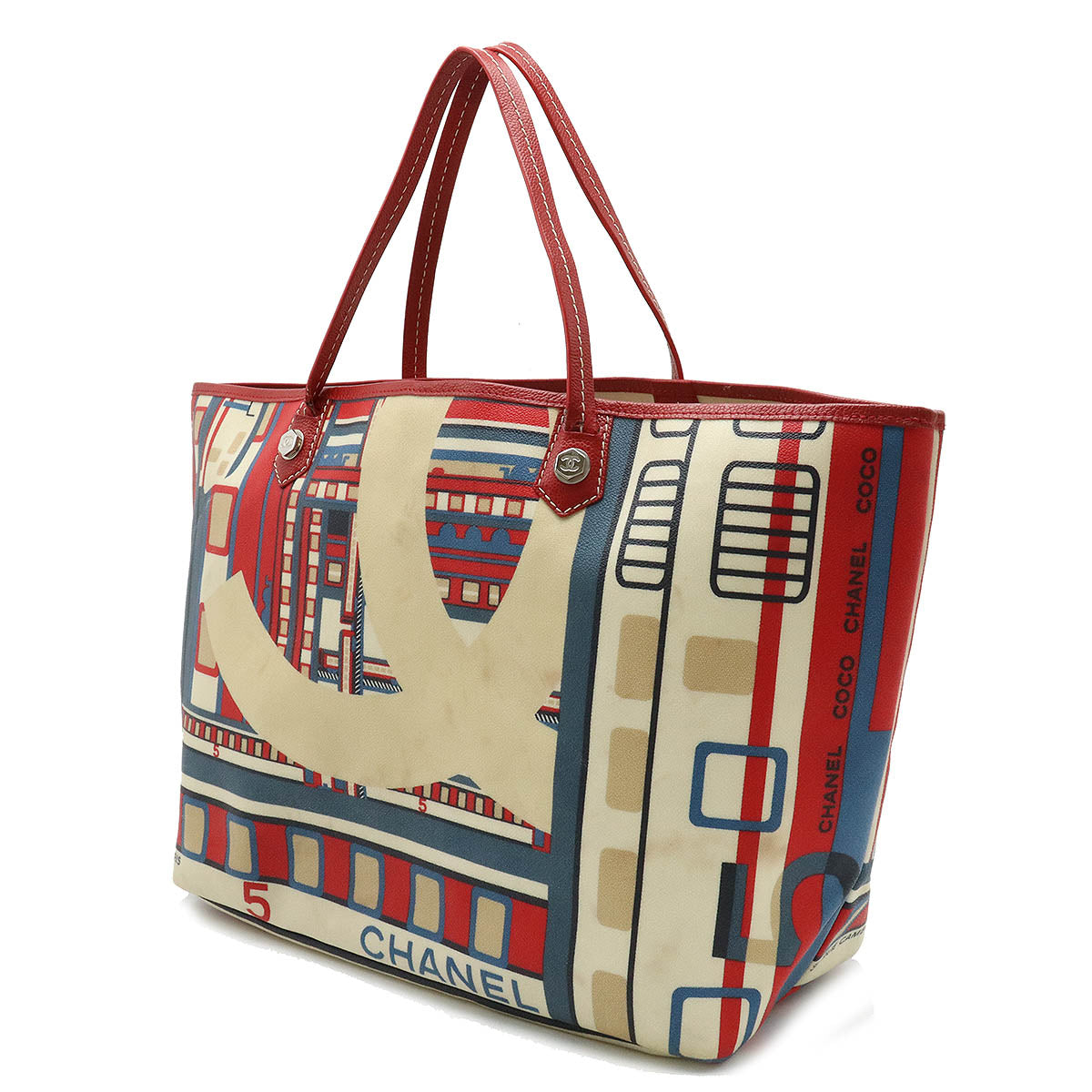 CHANEL Central Station Tote Bag Multicolor