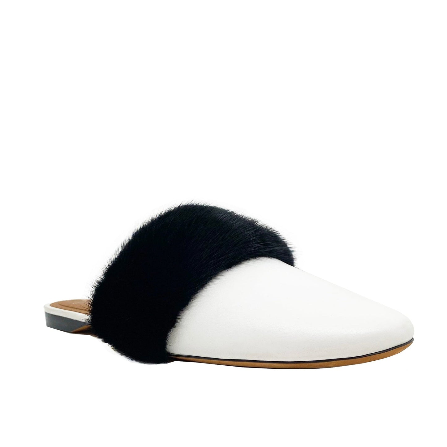 Givenchy Bedford Fur Trim Mules Women