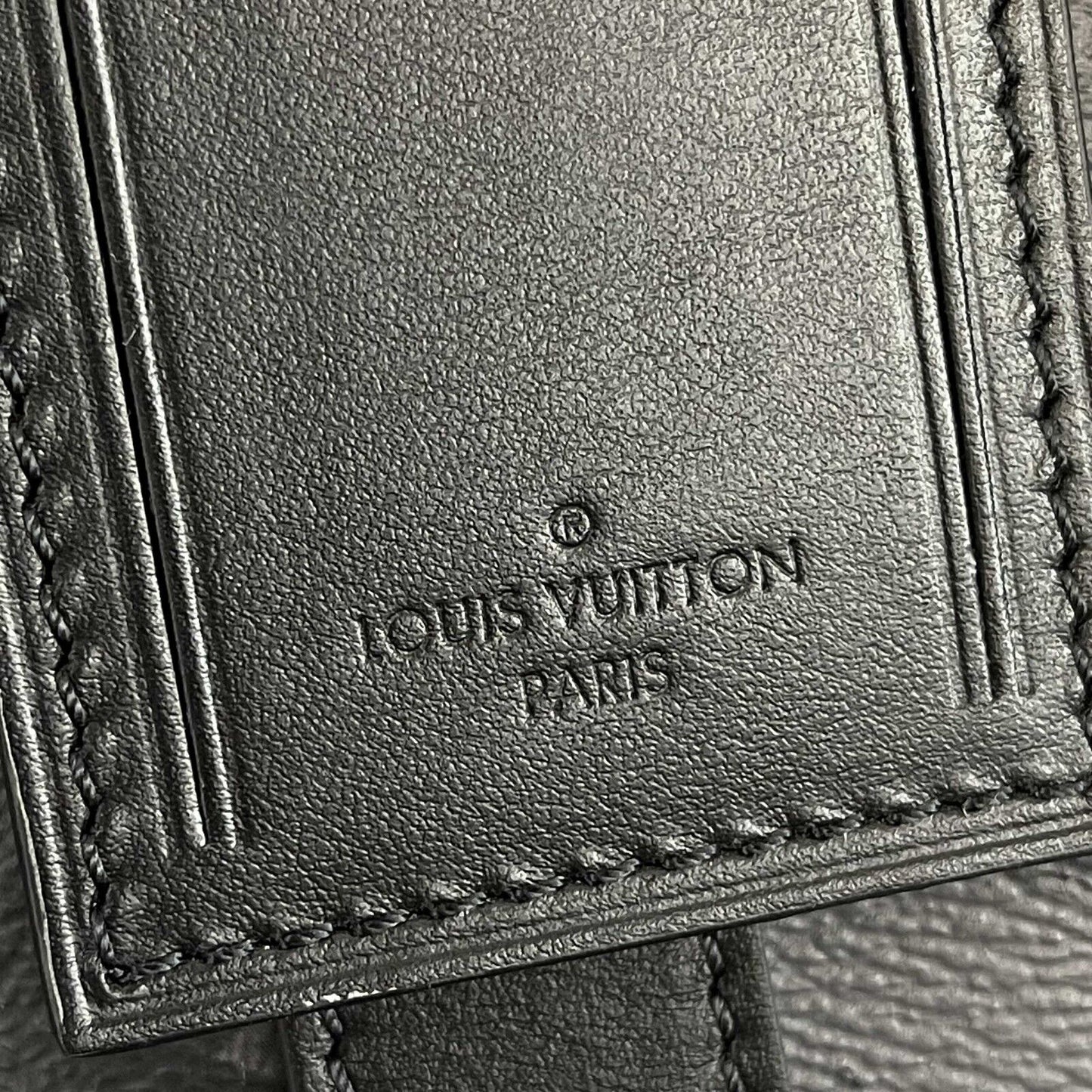 LOUIS VUITTON Keepall Bandouliere 50 Reverse Monogram Eclipse Black Handbag