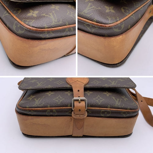 LOUIS VUITTON Vintage Canvas Cartouchiere Mm Messenger Bag M51253