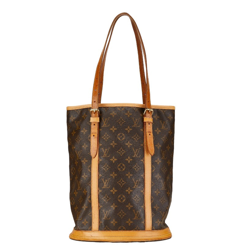 Louis Vuitton Monogram Bucket GM Tote Bag Shoulder Bag M42236 Brown PVC Leather  Louis Vuitton