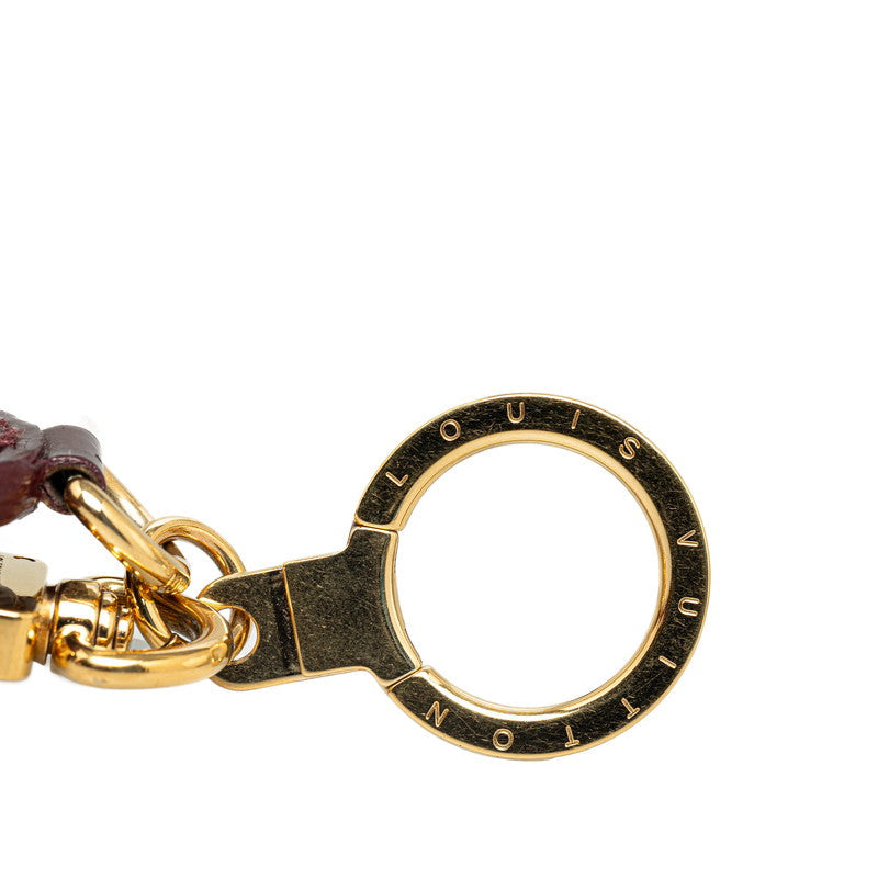 Louis Vuitton Verne Porteocle Artwork Du Voyeurage Keeling M66472 Amarant Pearl Patent Leather  Louis Vuitton