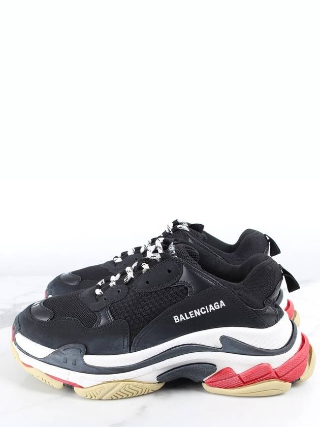 Luxury Balenciaga  Triple S sneakers black red 41 260