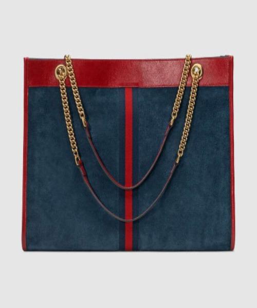 Gucci Rajah Large Tote Dark Blue