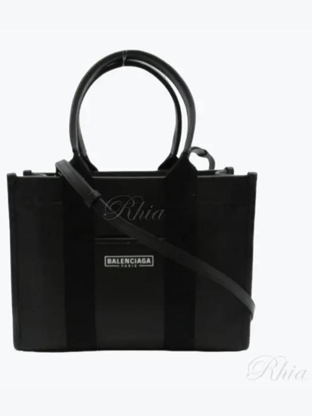 Luxury Balenciaga  Hardware Small Cross Tote Bag Black